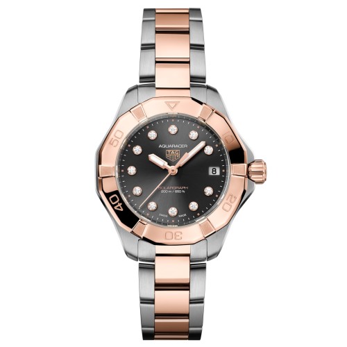 TAG Heuer Aquaracer Nero WBP1324.BB0005 Solare al quarzo, 34 mm, Acciaio