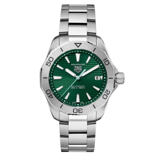 TAG Heuer Aquaracer Verde WBP1115.BA0000 Solare al quarzo, 40 mm, Acciaio