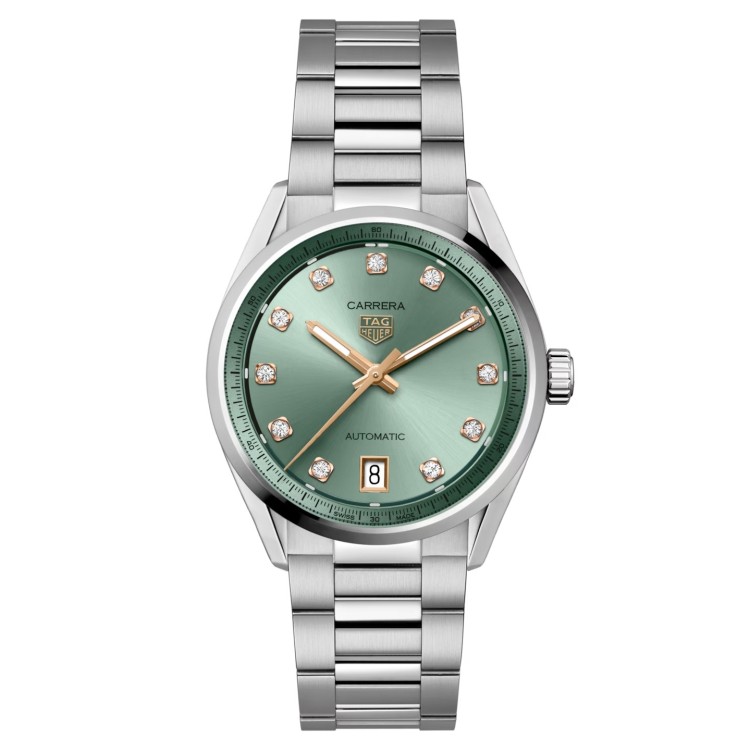 TAG Heuer Carrera Verde WBN2317.BA0001 Automatico, 36 mm, Acciaio