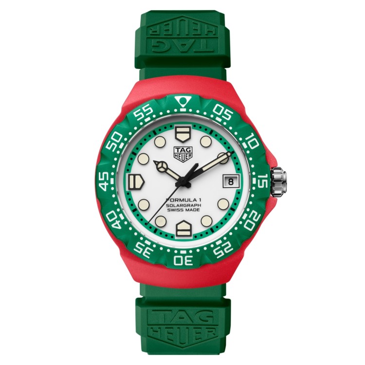 TAG Heuer Formula 1 Bianco WBY1160.FT8085 Solare al quarzo, 38 mm, TH-Polylight