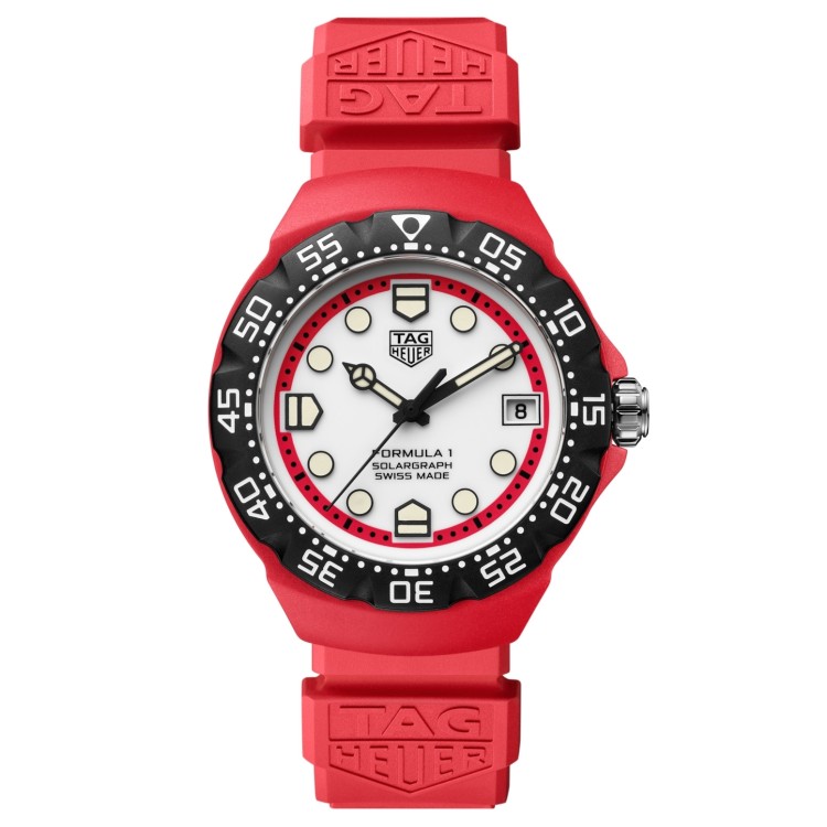 TAG Heuer Formula 1 Bianco WBY1161.FT8086 Solare al quarzo, 38 mm, TH-Polylight