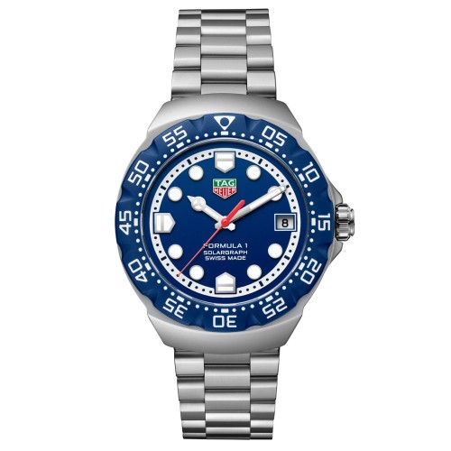 TAG Heuer Formula 1 Blu WBY1112.BA0042 Solare al quarzo, 38 mm, Acciaio