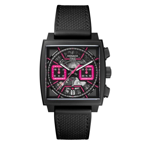 TAG Heuer Monaco Nero CBL218B.FT6236 Automatico, 39 mm, Titanio con rivestimento DLC