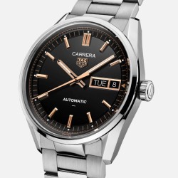 TAG Heuer Carrera Nero WDA2111.BA0043 Automatico, 41 mm, Acciaio 2