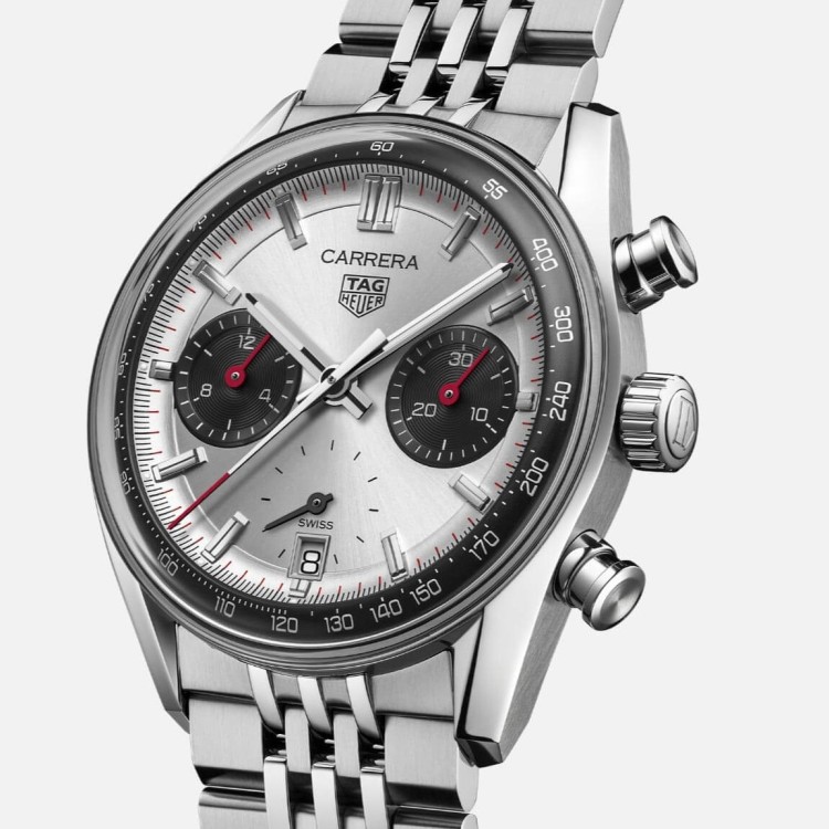 TAG Heuer Carrera Bianco CBS2216.BA0048 Automatico, 39 mm, Acciaio