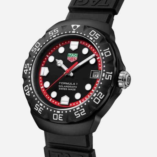 TAG Heuer Formula 1 Nero WBY1114.FT8084 Solare al quarzo, 38 mm, Acciaio DLC