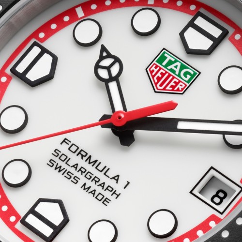 TAG Heuer Formula 1 Bianco WBY1111.BA0042 Solare al quarzo, 38 mm, Acciaio