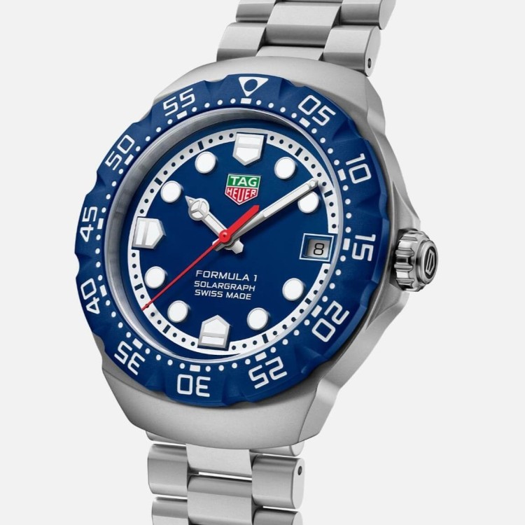 TAG Heuer Formula 1 Blu WBY1112.BA0042 Solare al quarzo, 38 mm, Acciaio
