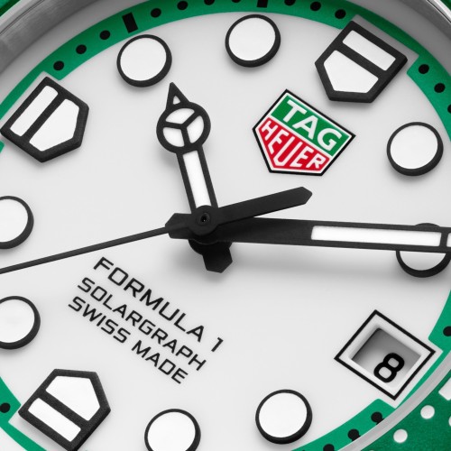 TAG Heuer Formula 1 Bianco WBY1113.BA0042 Solare al quarzo, 38 mm, Acciaio