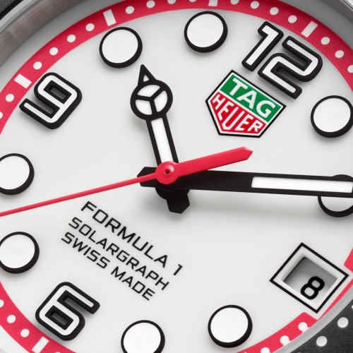 TAG Heuer Formula 1 Bianco WBY111A.FT8106 Solare al quarzo, 38 mm, Acciaio