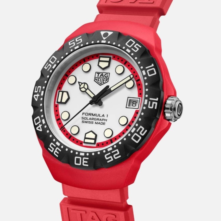 TAG Heuer Formula 1 Bianco WBY1161.FT8086 Solare al quarzo, 38 mm, TH-Polylight