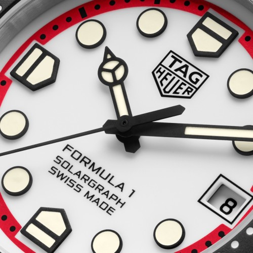 TAG Heuer Formula 1 Bianco WBY1161.FT8086 Solare al quarzo, 38 mm, TH-Polylight