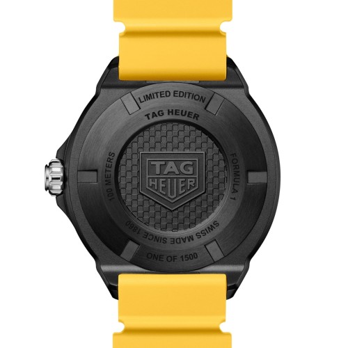 TAG Heuer Formula 1 Nero WBY1117.FT8087 Solare al quarzo, 38 mm, Acciaio DLC