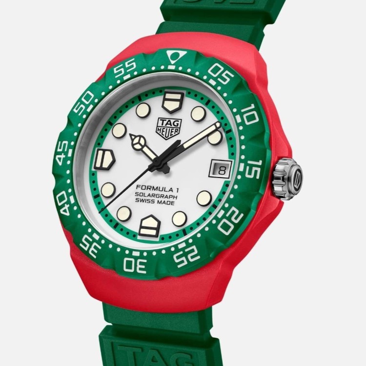 TAG Heuer Formula 1 Bianco WBY1160.FT8085 Solare al quarzo, 38 mm, TH-Polylight