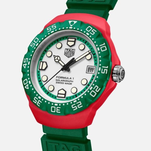 TAG Heuer Formula 1 Bianco WBY1160.FT8085 Solare al quarzo, 38 mm, TH-Polylight