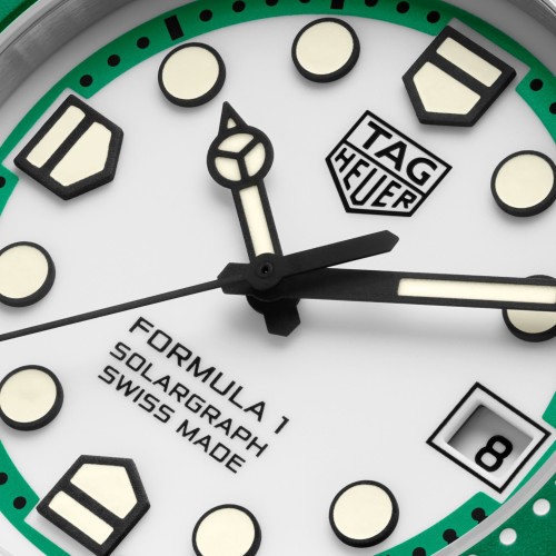 TAG Heuer Formula 1 Bianco WBY1160.FT8085 Solare al quarzo, 38 mm, TH-Polylight