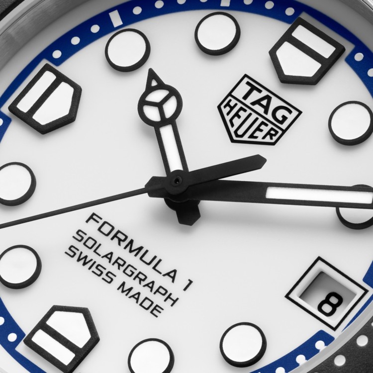 TAG Heuer Formula 1 Bianco WBY1162.FT8105 Solare al quarzo, 38 mm, TH-Polylight