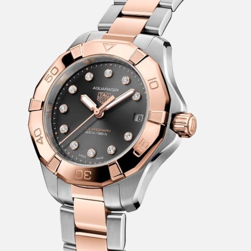 TAG Heuer Aquaracer Nero WBP1324.BB0005 Solare al quarzo, 34 mm, Acciaio