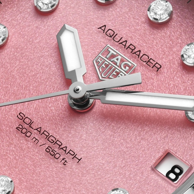 TAG Heuer Aquaracer Rosa WBP1318.BA0005 Solare al quarzo, 34 mm, Acciaio