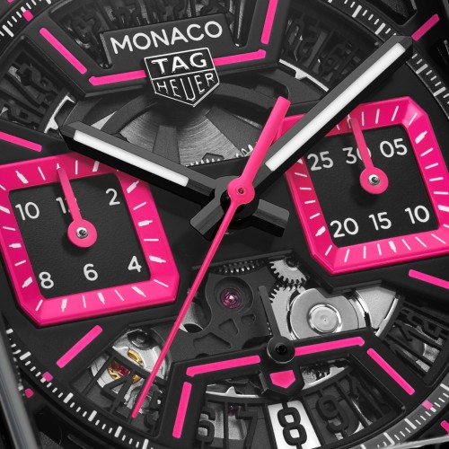 TAG Heuer Monaco Nero CBL218B.FT6236 Automatico, 39 mm, Titanio con rivestimento DLC