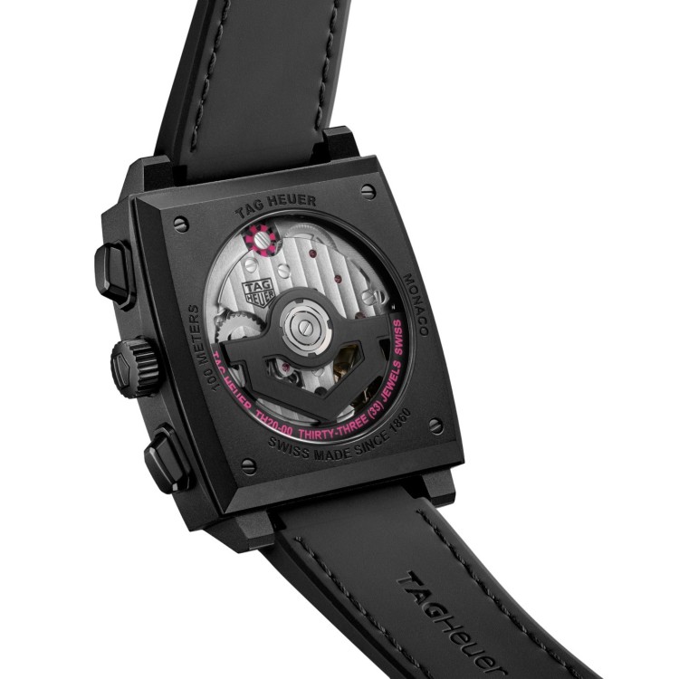 TAG Heuer Monaco Nero CBL218B.FT6236 Automatico, 39 mm, Titanio con rivestimento DLC