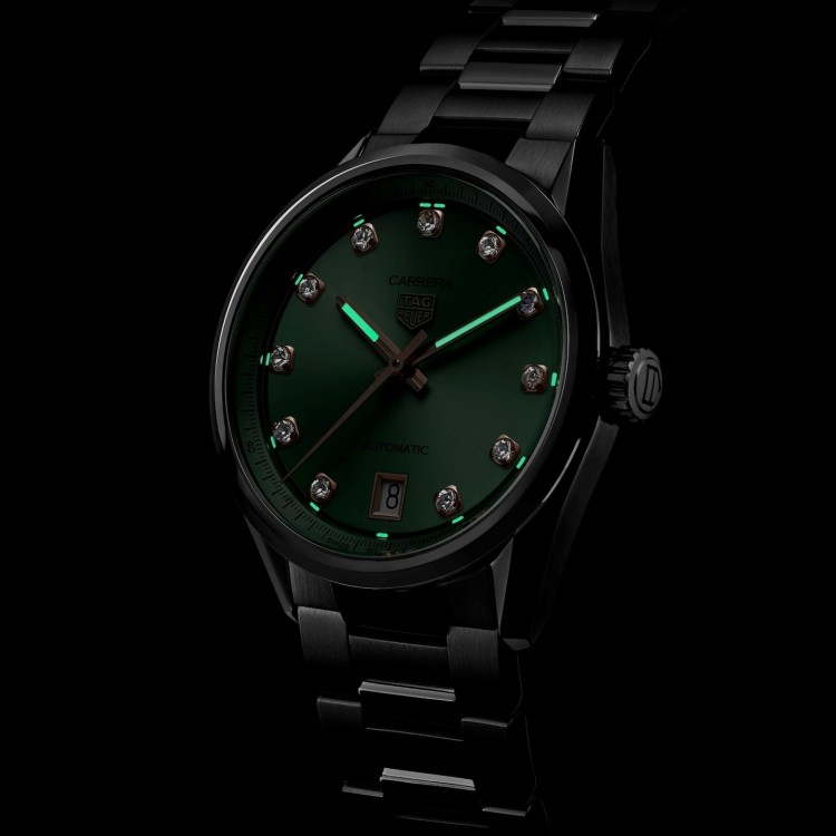 TAG Heuer Carrera Verde WBN2317.BA0001 Automatico, 36 mm, Acciaio