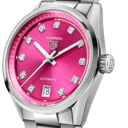 TAG Heuer Carrera Rosa WBN2318.BA0001 Automatico, 36 mm, Acciaio