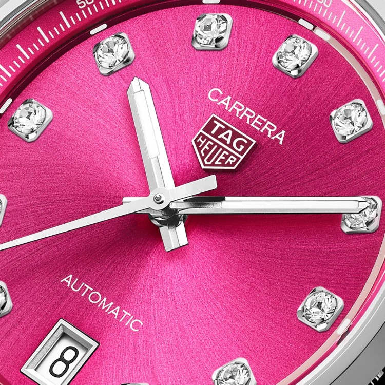 TAG Heuer Carrera Rosa WBN2318.BA0001 Automatico, 36 mm, Acciaio