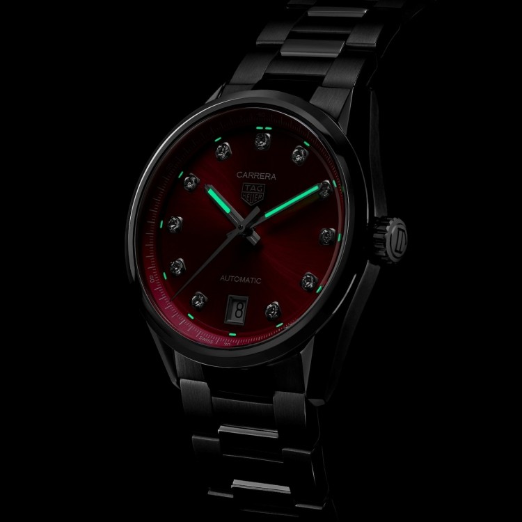TAG Heuer Carrera Rosa WBN2318.BA0001 Automatico, 36 mm, Acciaio