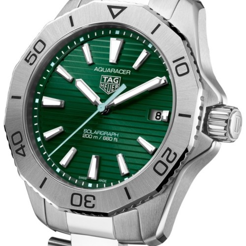 TAG Heuer Aquaracer Verde WBP1115.BA0000 Solare al quarzo, 40 mm, Acciaio
