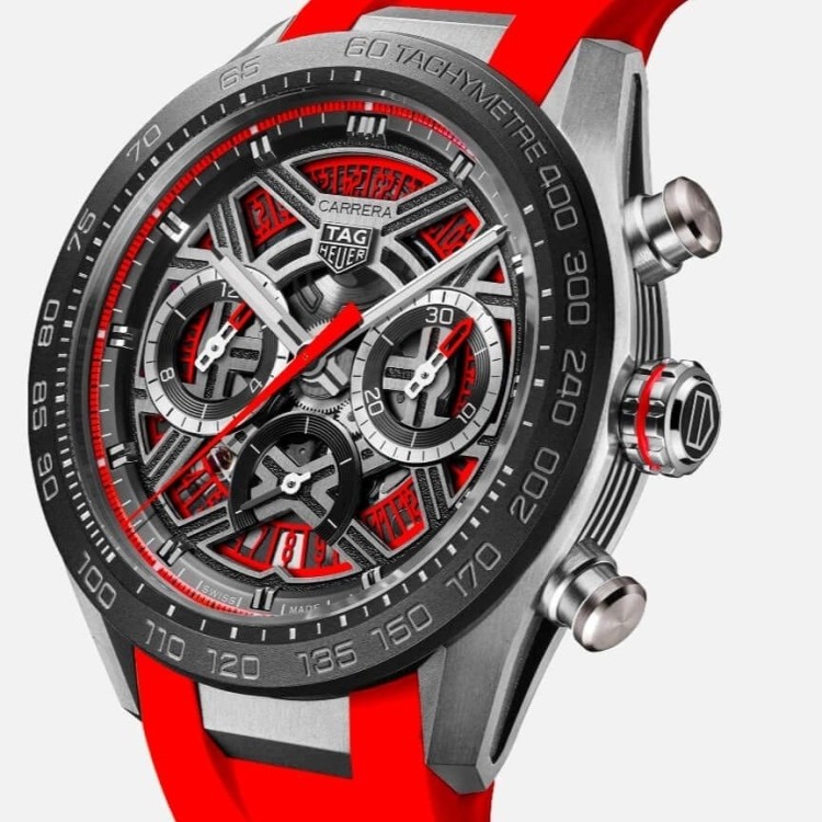TAG Heuer Carrera Rodio CBU2082.FT6275 Automatico, 44 mm, Titanio