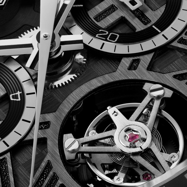 TAG Heuer Carrera Nero CBU5080.FT6272 Automatico, 44 mm, Titanio con rivestimento DLC