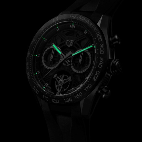 TAG Heuer Carrera Nero CBU5080.FT6272 Automatico, 44 mm, Titanio con rivestimento DLC