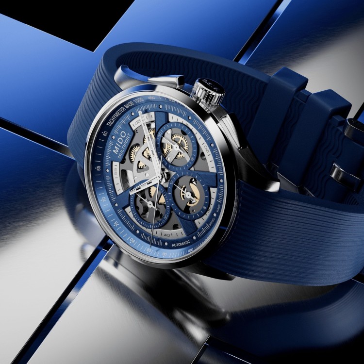 MIDO Multifort Skeleton Chronograph M038.662.17.040.00 Automatico 43 mm