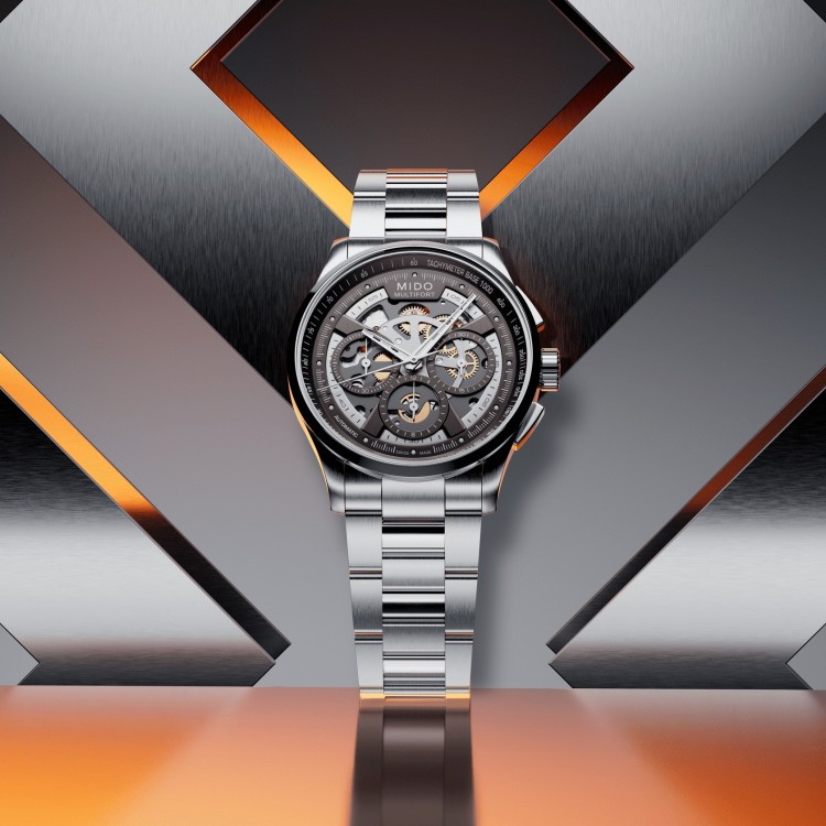 MIDO Multifort Skeleton Chronograph M038.662.11.060.00 Automatico 43 mm