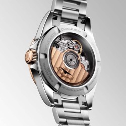 Longines Conquest L3.320.5.72.6 misura 30 mm Acciaio e oro rosa 18kt, quadrante argento 2