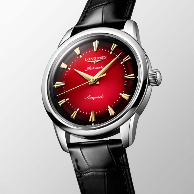 Longines Heritage Classic Rosso 40 mm Automatico