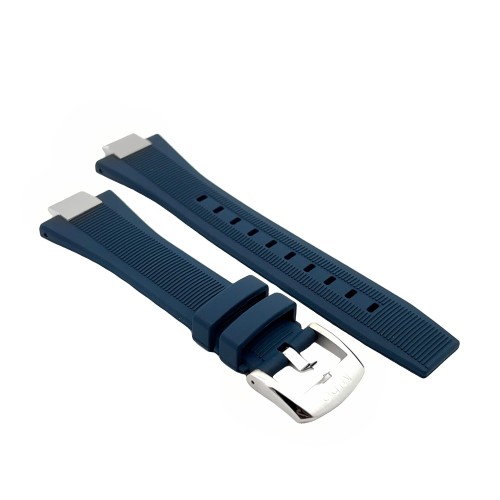 Mido Cinturino Multifort 8 Two Crowns caucciù Blu 12mm