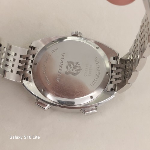 TAG HEUER Autavia CY2110.BA0775 Cronografo Automatico 42,5 mm Argentè