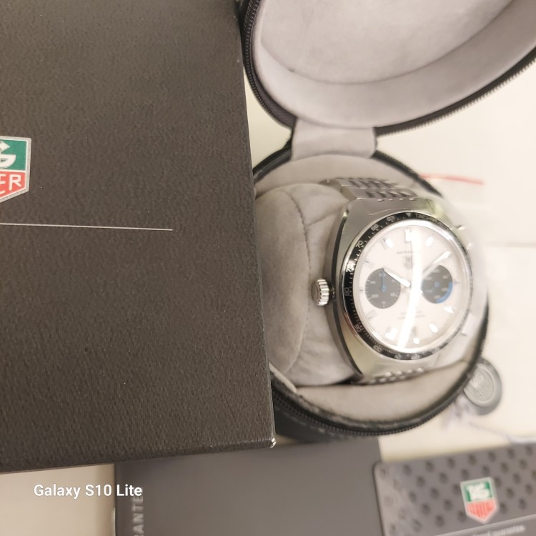TAG HEUER Autavia CY2110.BA0775 Cronografo Automatico 42,5 mm Argentè