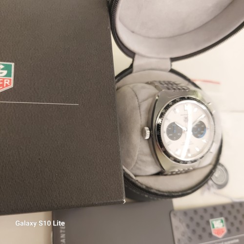 TAG HEUER Autavia CY2110.BA0775 Cronografo Automatico 42,5 mm Argentè