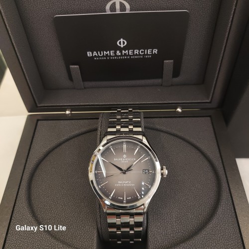 BAUME & MERCIER Clifton M0A10551 Orologio acciaio Automatico Quadrante Antracite sfumato