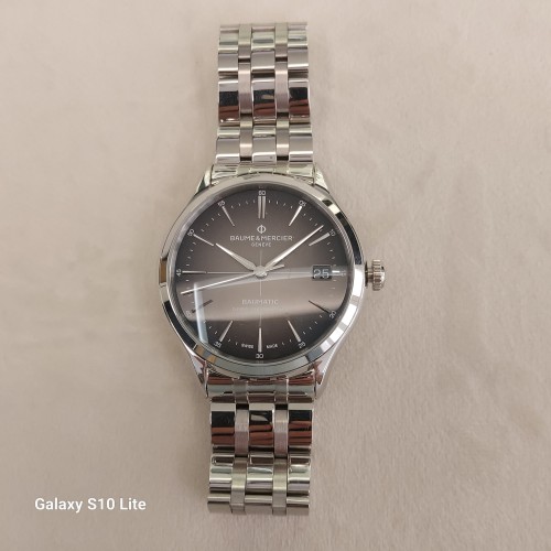 BAUME & MERCIER Clifton M0A10551 Orologio acciaio Automatico Quadrante Antracite sfumato