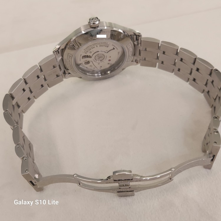 BAUME & MERCIER Clifton M0A10551 Orologio acciaio Automatico Quadrante Antracite sfumato
