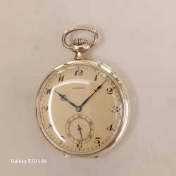 LONGINES Orologio da tasca in Oro Giallo 14 kt misura 48,5 x 11 mm Meccanico a Carica Manuale Champagne Arabi 2