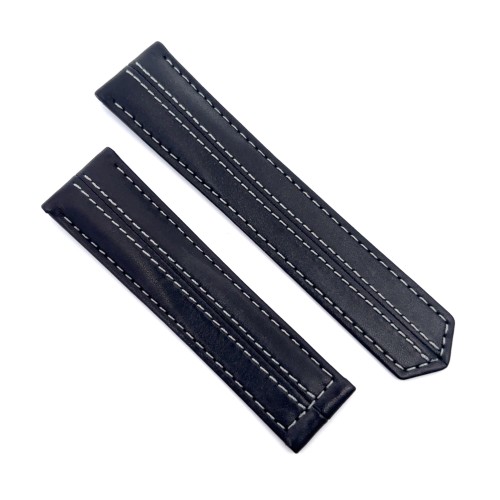 Tag Heuer Cinturino Carrera FC6492 Pelle Nero cuciture Bianche 22/20 mm. CBN2A1F Porsche 2020