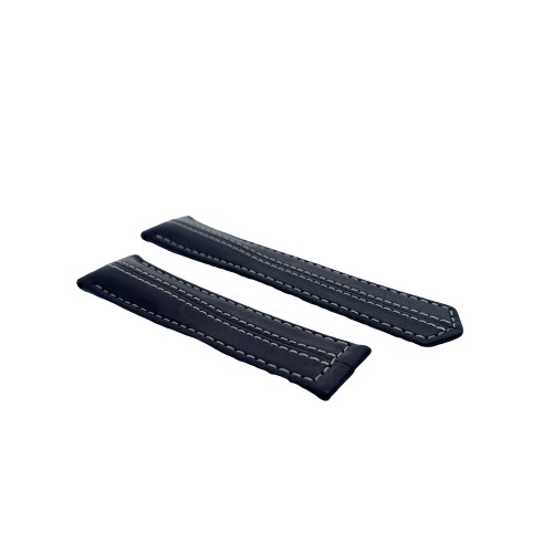 Tag Heuer Cinturino Carrera FC6492 Pelle Nero cuciture Bianche 22/20 mm. CBN2A1F Porsche 2020