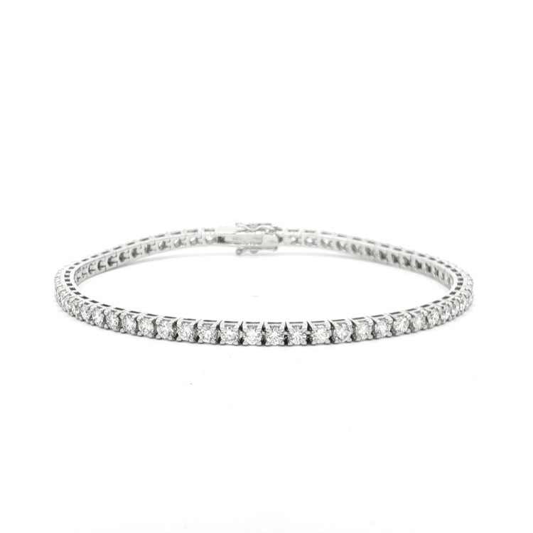Bracciale Tennis Diamanti ct 3,50 Oro 18 kt