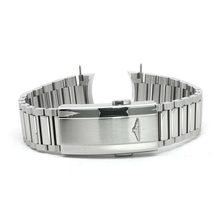 Longines Bracciale Acciaio Conquest Heritage L1.650.4, ansa 20mm,  microregolazione chiusura
