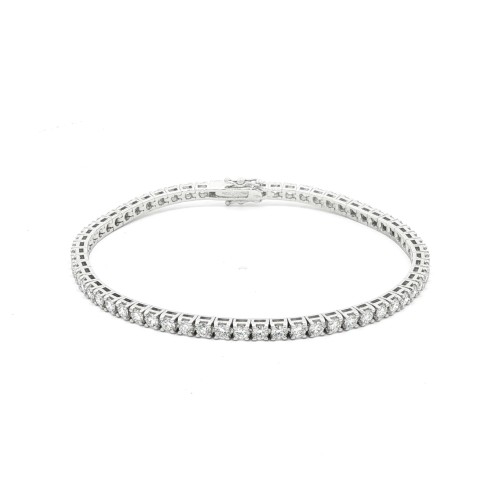 Bracciale Tennis Diamanti ct 3,50 Oro 18 kt